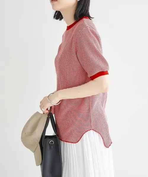 現貨｜Healthknit Waffle border Ringer Tee