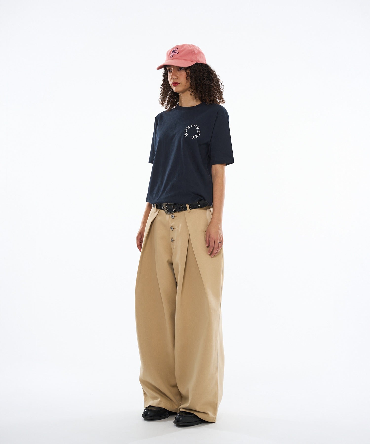 日本WFE CROSS TUCK BAGGY PANTS
