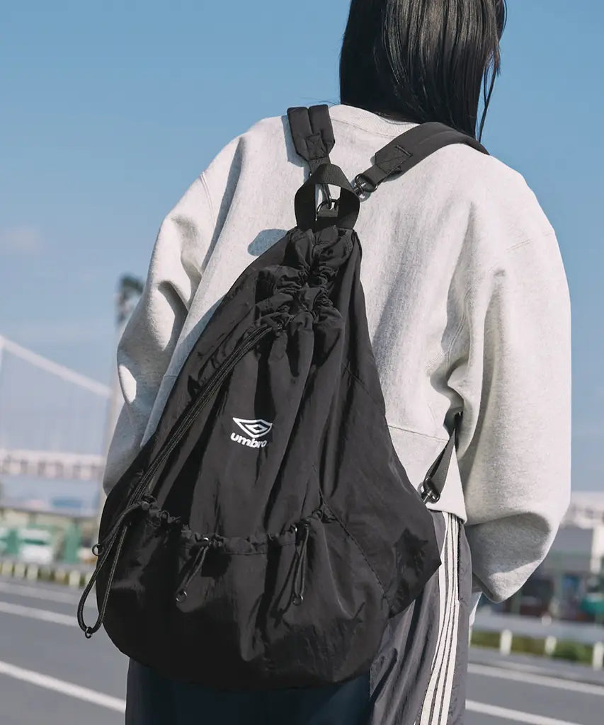 Umbro 刺繡Logo 2way 索繩backpack
