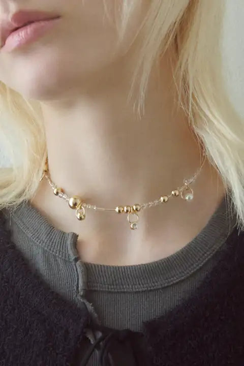 JP Multi-beaded neck cuff