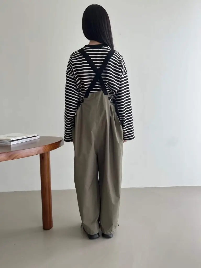 現貨｜可束腳單口袋連身褲