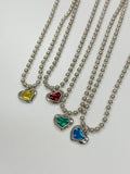 Otro Accesorio - beaded chain necklace with heart