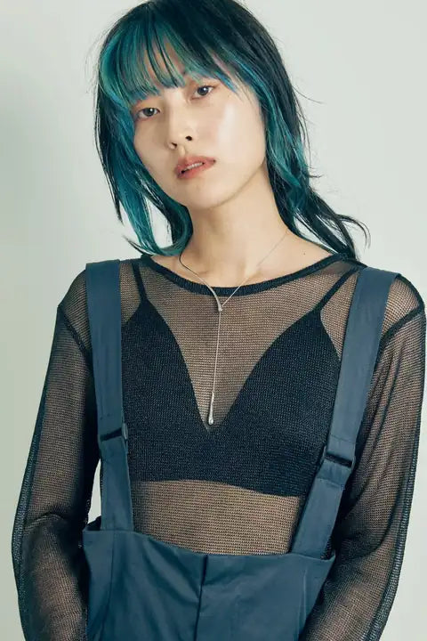JP Curved Metal "Y" Shape Necklace
