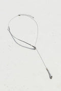 JP Curved Metal "Y" Shape Necklace