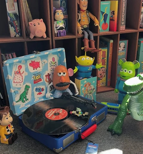 Toy Story 30週年限量 聯乘限定黑膠唱片機藍牙
