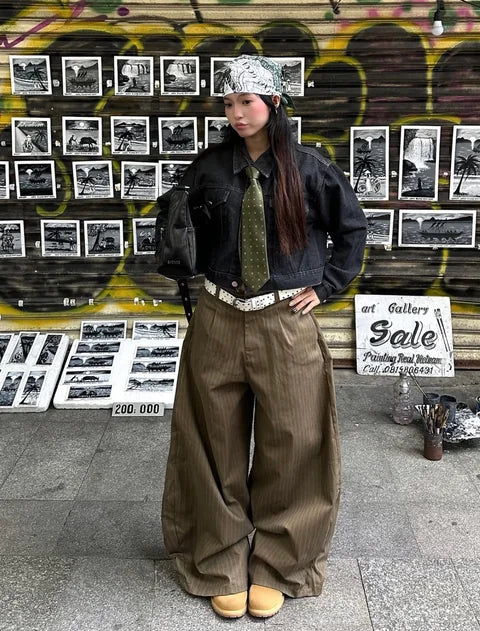 Must have Green stripped pants （暗間款黎～）