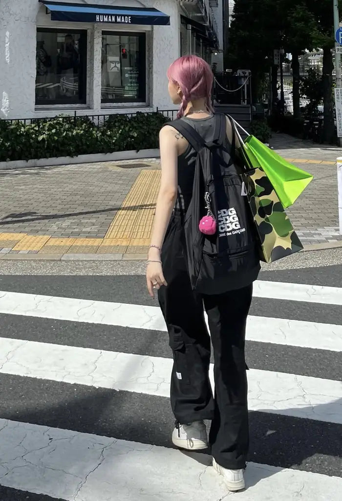CDG White Logo Backpack
