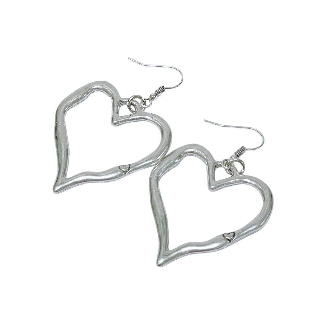 現貨｜Otro Accesorio - Vintage Irregular Heart Earrings