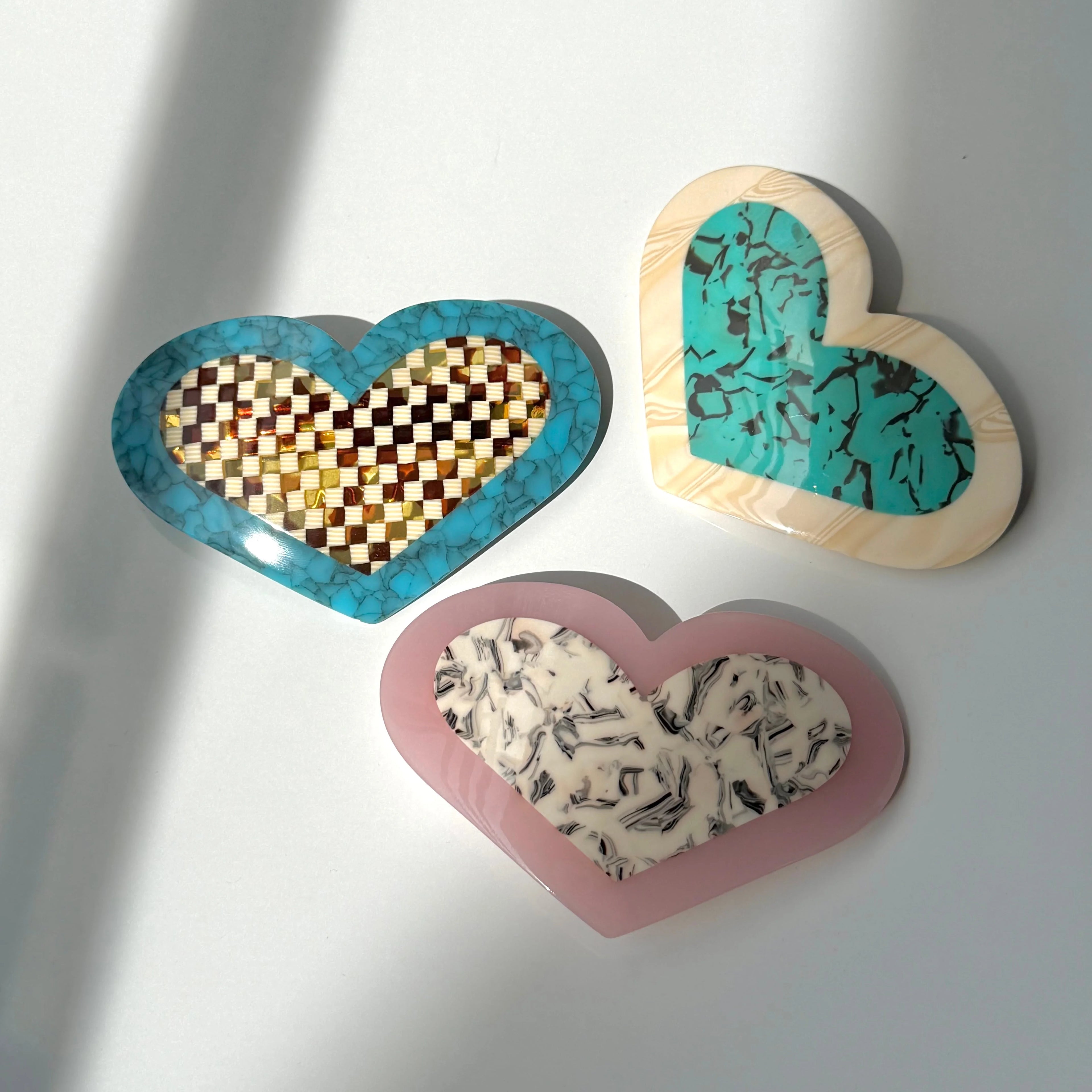 日本 Heart Valetta 髮夾