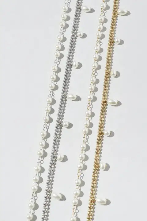 JP Grain Pearl Layered Necklace