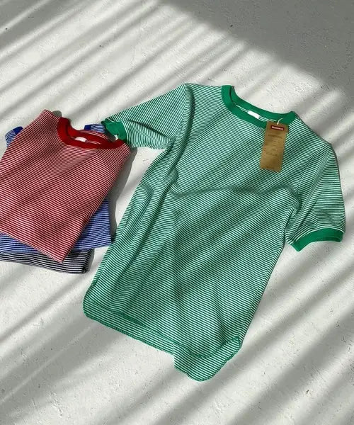 現貨｜Healthknit Waffle border Ringer Tee