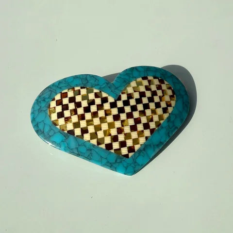日本 Heart Valetta 髮夾