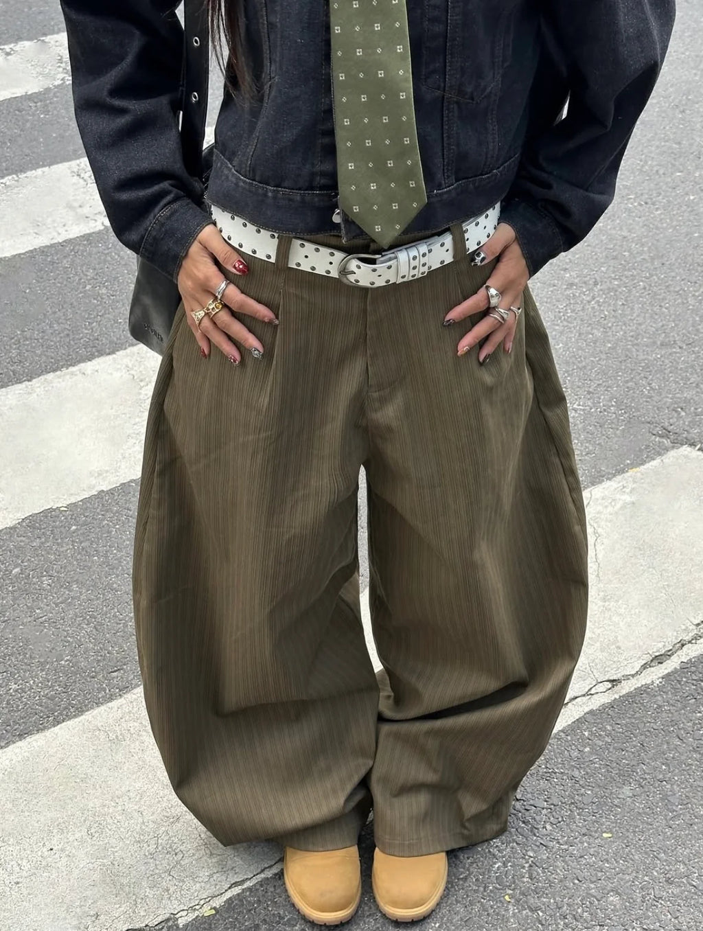 Must have Green stripped pants （暗間款黎～）