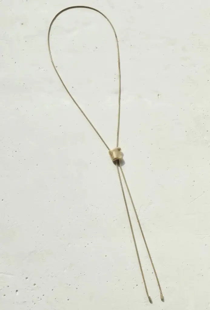 JP Loop Tied Metal Necklace