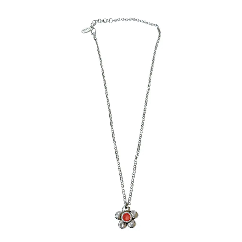 Otro Accesorio - Cute Flower Color Stone Necklace
