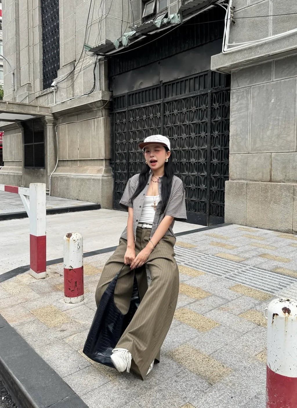 Must have Green stripped pants （暗間款黎～）