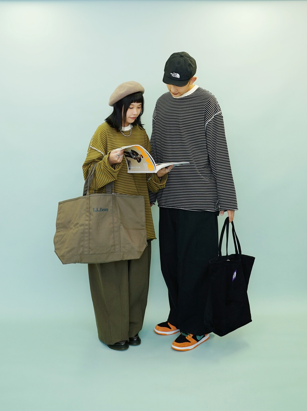 現貨｜韓國製反車線橫間長袖TEE - UNISEX