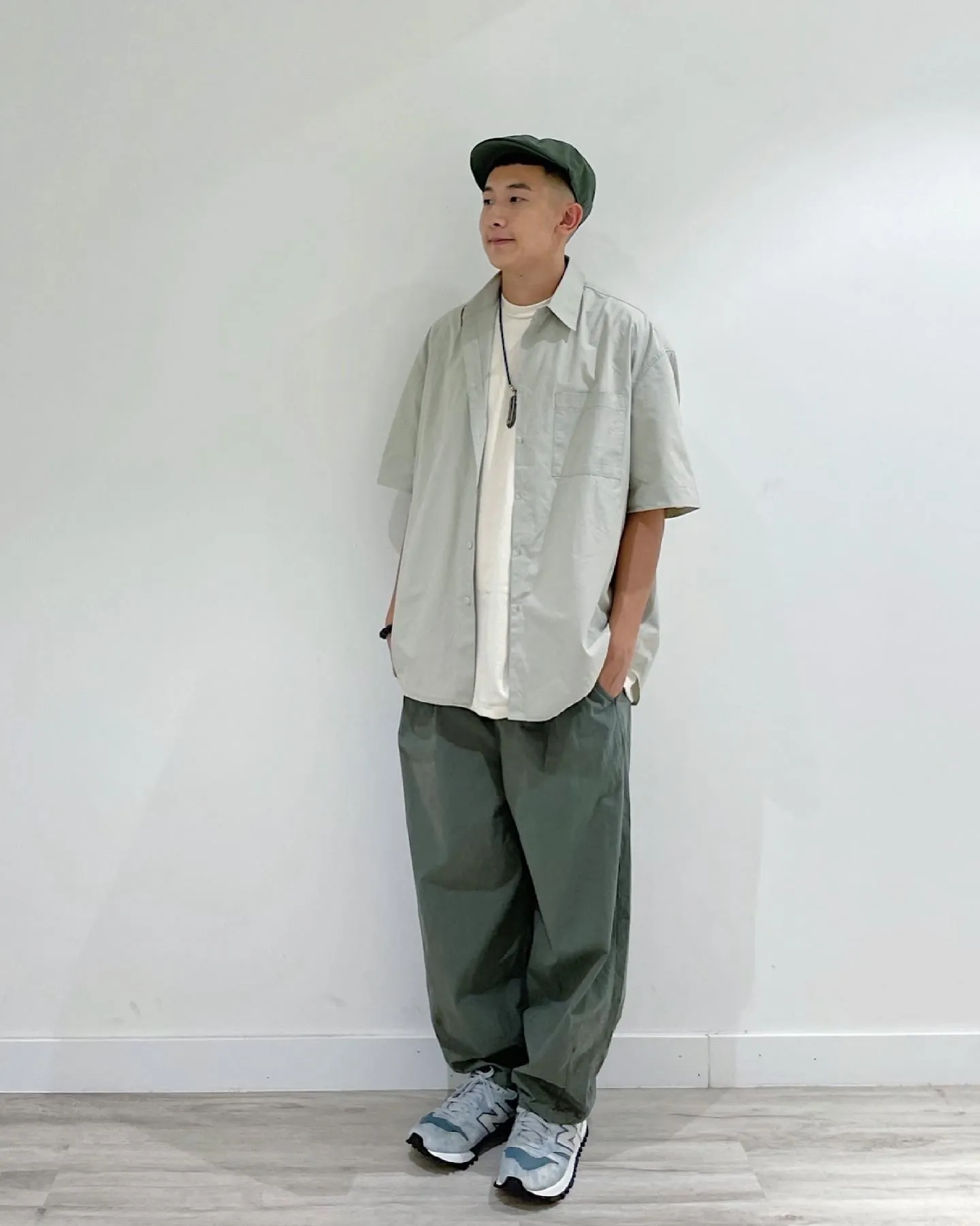 現貨｜日本薄棉闊腳褲
