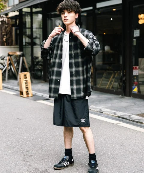 Umbro 別注 速乾刺繡短褲