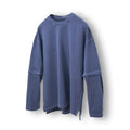 韓國製洗水 Layered 長袖Tee - UNISEX