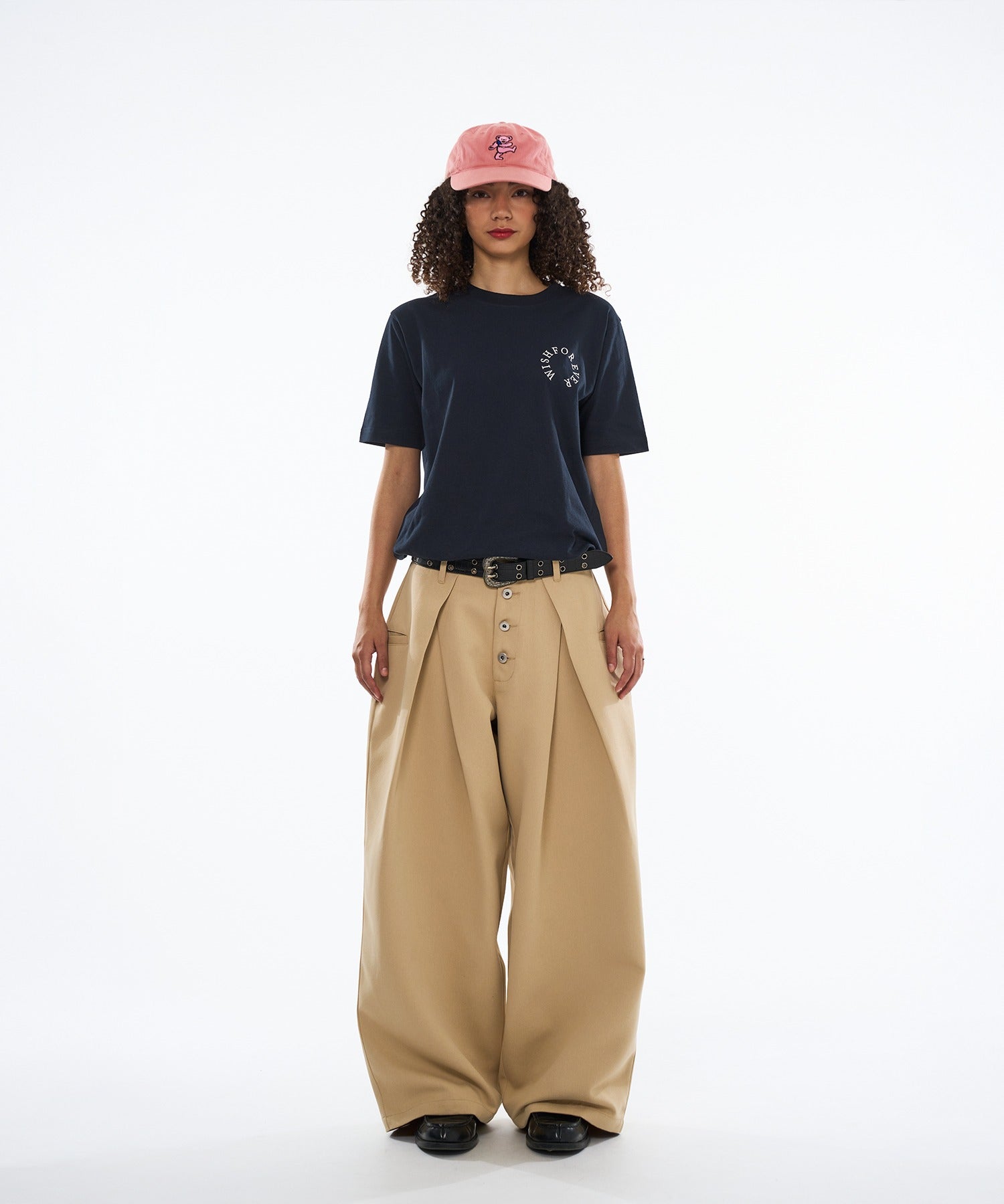 日本WFE CROSS TUCK BAGGY PANTS