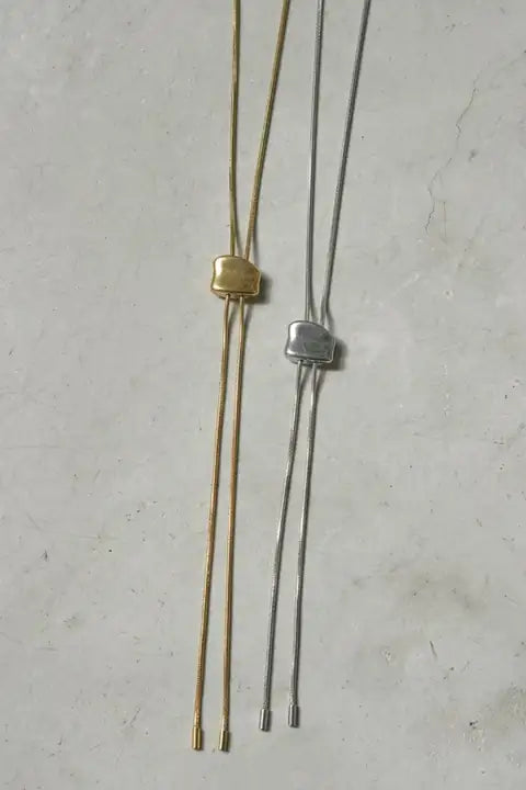 JP Loop Tying Stainless Steel Necklace