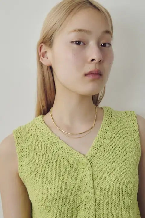 JP Arch Bar x Flat Chain Necklace
