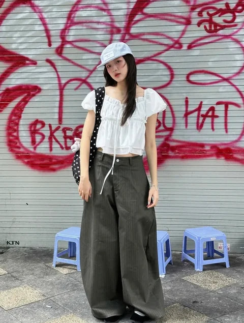 Must have Green stripped pants （暗間款黎～）