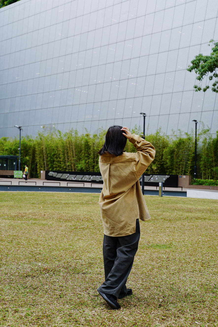 現貨｜Overised 登芯絨恤衫 - UNISEX