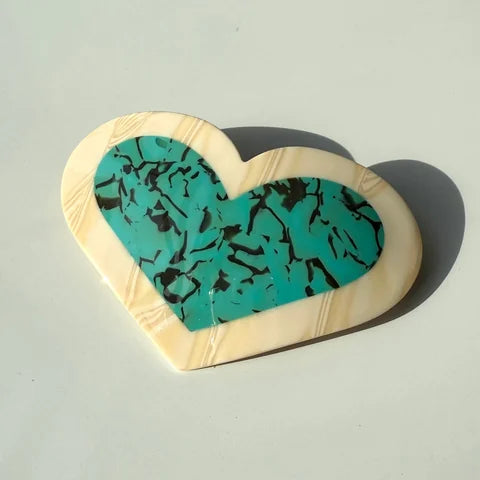 日本 Heart Valetta 髮夾