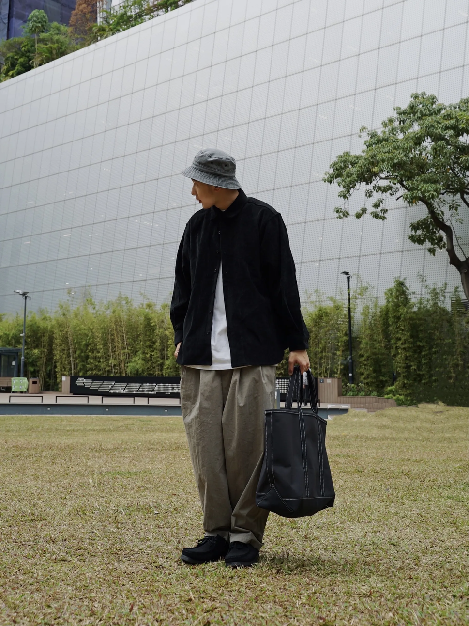 現貨｜Overised 登芯絨恤衫 - UNISEX