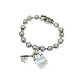 Otro Accesorio - Heart with Chain Lock Bubble Zamak Bracelet