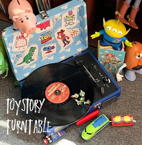 Toy Story 30週年限量 聯乘限定黑膠唱片機藍牙