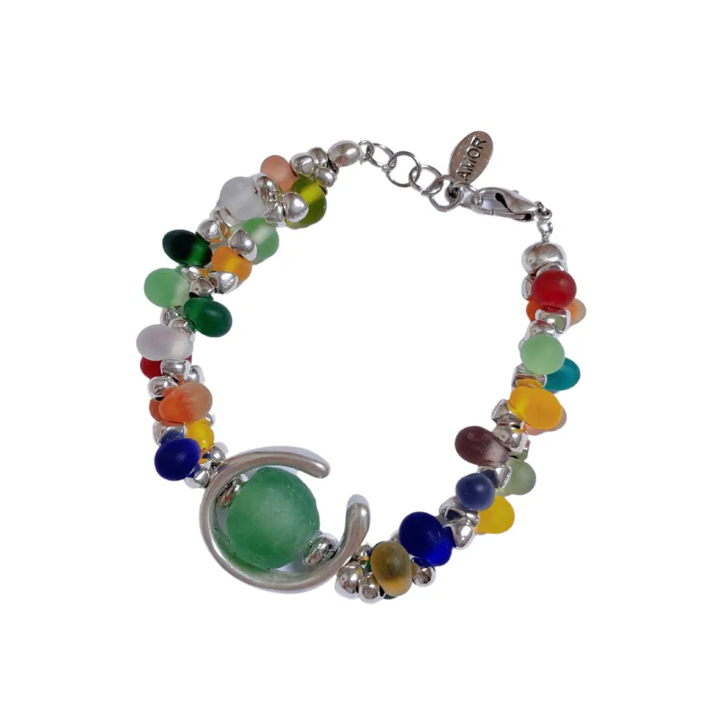 Otro Accesorio - Green Glass with Mixed Color Bracelet