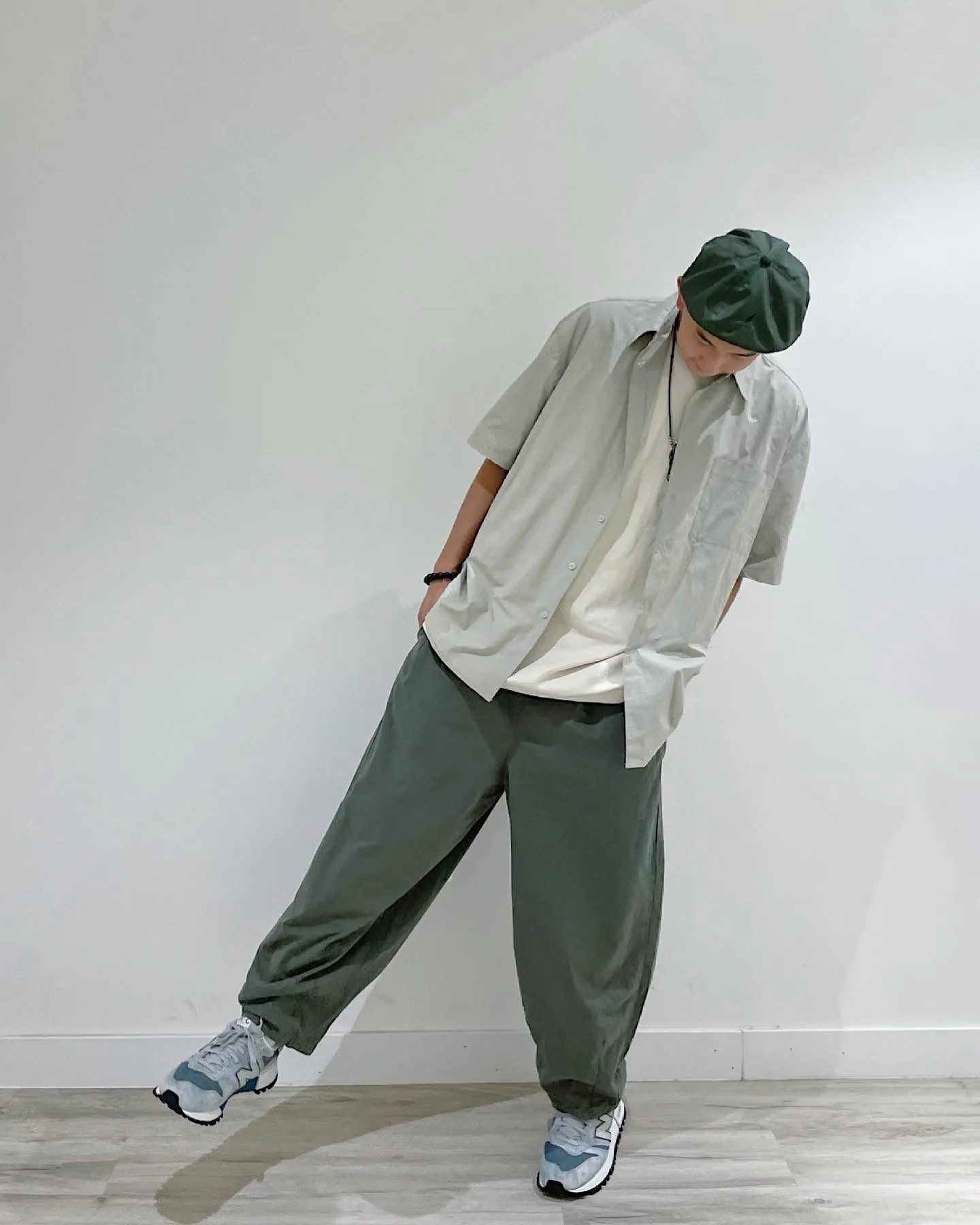 現貨｜日本薄棉闊腳褲