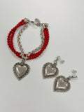 Otro Accesorio - Beaded with heart chain bracelet