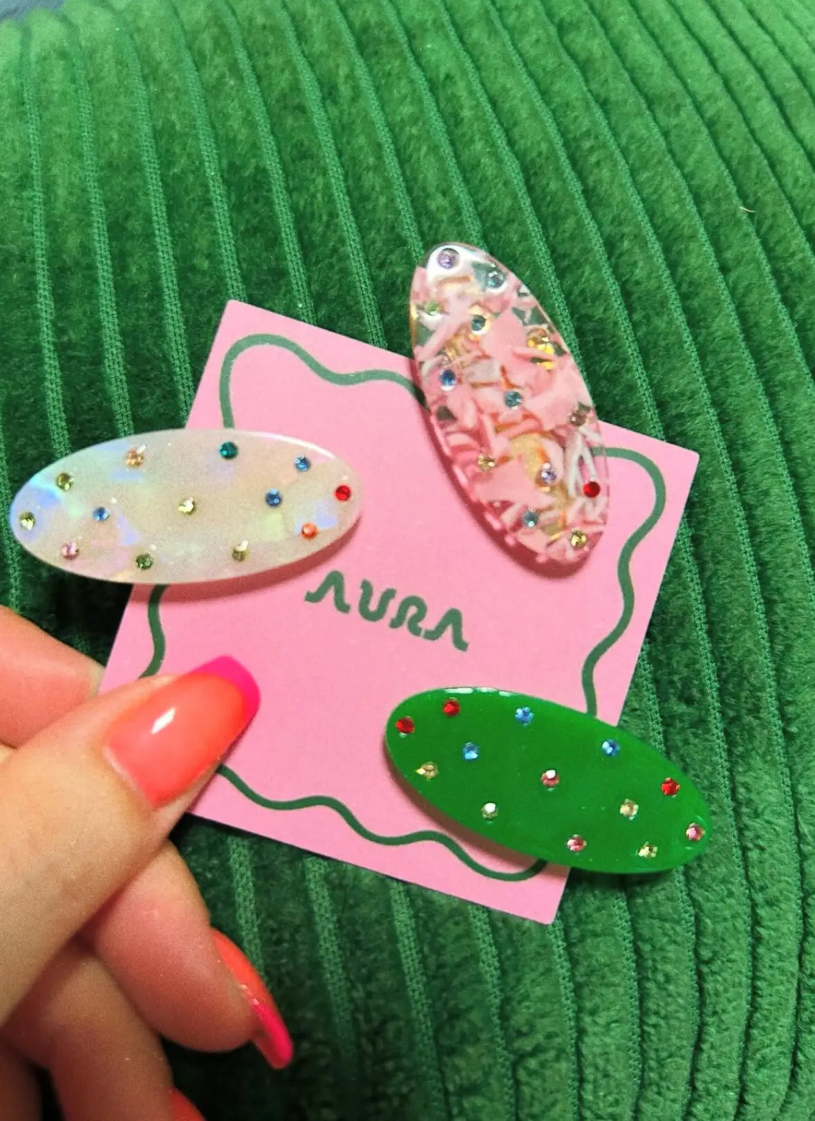 日本人氣髮夾 Mini Pin 1set3隻