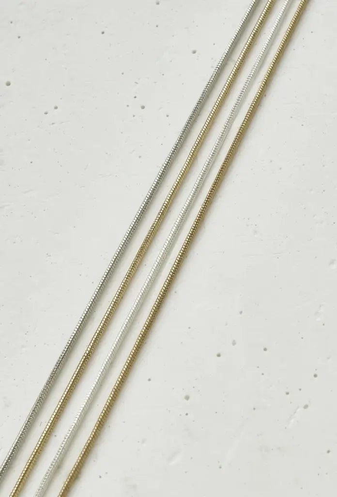 JP Loop Tied Metal Necklace
