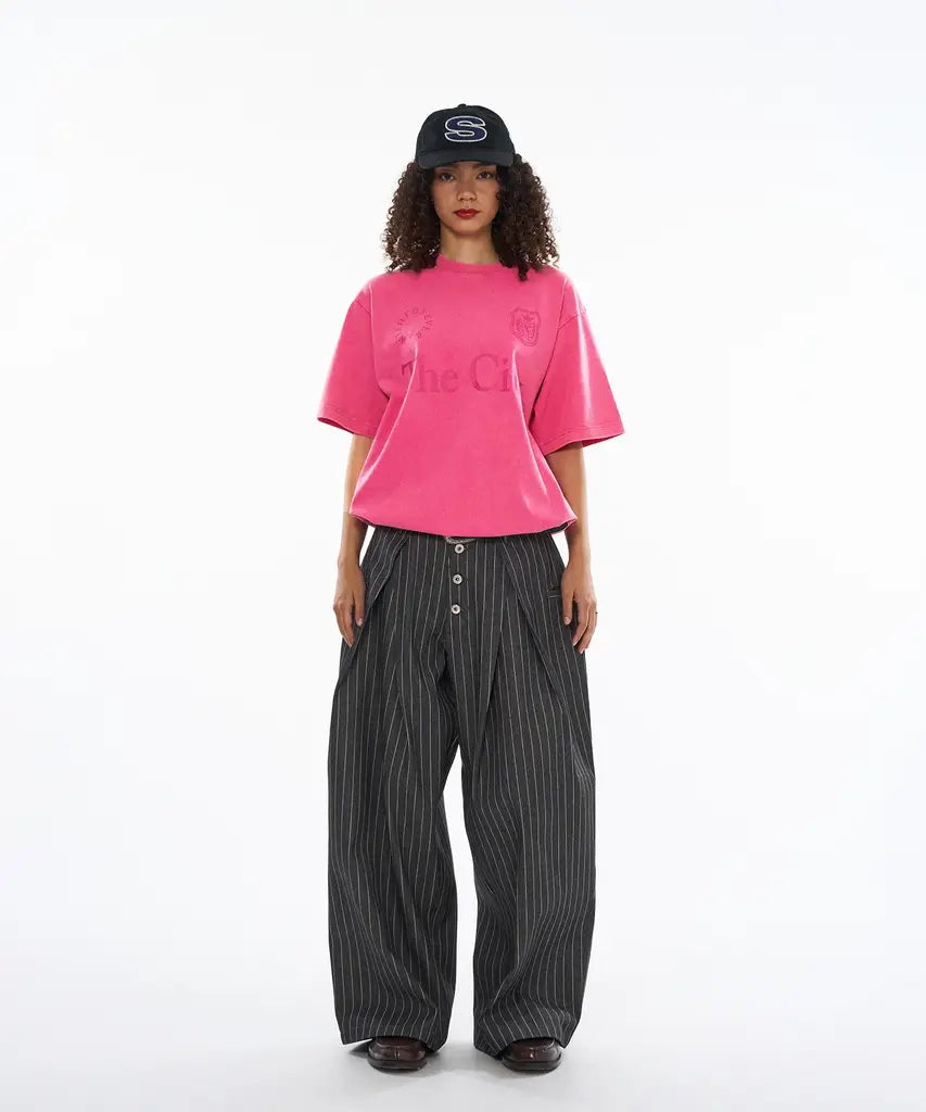 日本WFE CROSS TUCK BAGGY PANTS